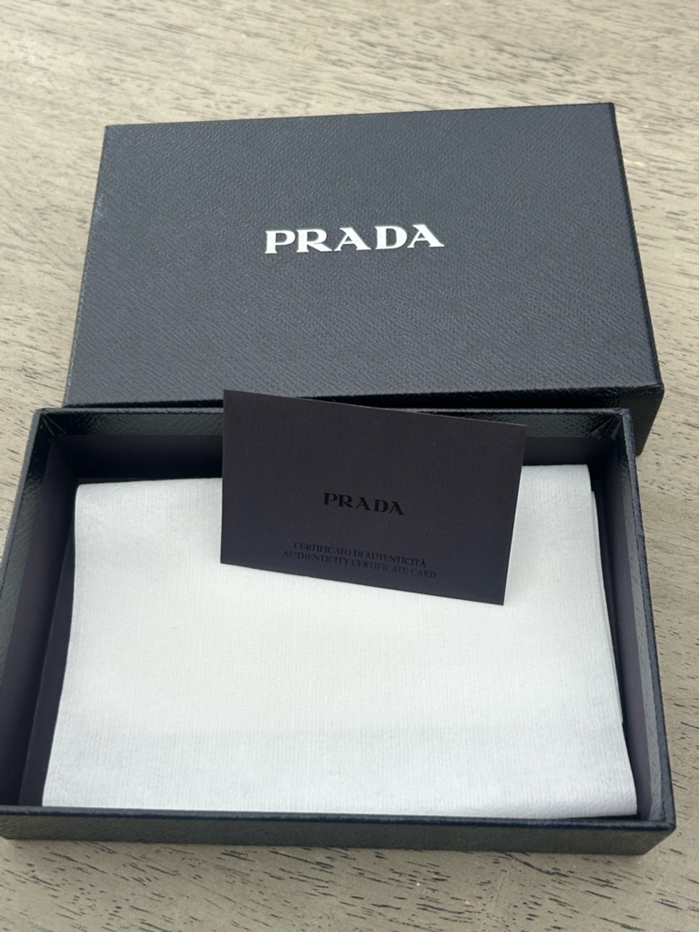 Authentic Prada Vitello Move Box & Authenticity Card Set - Model 1ML009 - Picture 2 of 8
